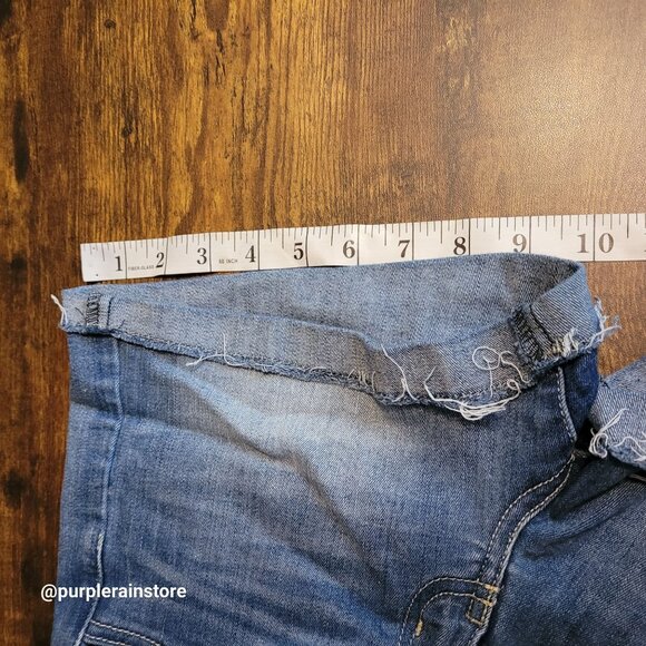 Kancan Denim Shorts M Low Rise Medium Light Stretch Denim KC7058 Country Girl - Picture 8 of 9